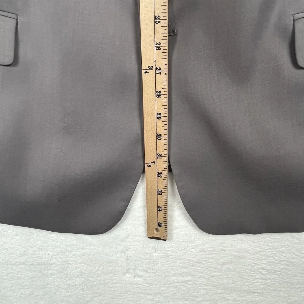 Caravelli Collezione Men's Gray Two Button Blazer Super 150's See Pics For Size